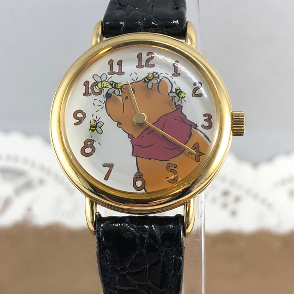 Vintage Timex Pooh Bear Bees Spin Around Pooh Bear - Picture 2 of 5